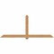 Ekena Millwork Eugene Smooth Timber Gable Bracket, Western Red Cedar, 108"W x 45"H x 5 1/2"D x 5 1/2"F, 10/12 Pitch GBW108X45X0606EUG00SWR - alternate 1